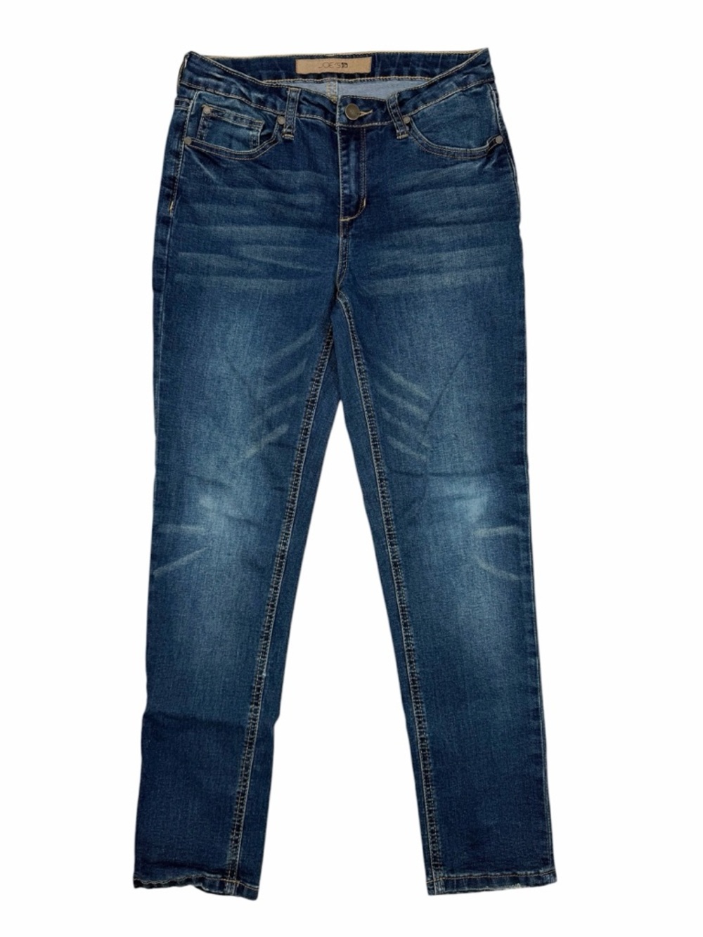 Dark Wash Slim Straight Jeans - Blue Girls Youth Size 12